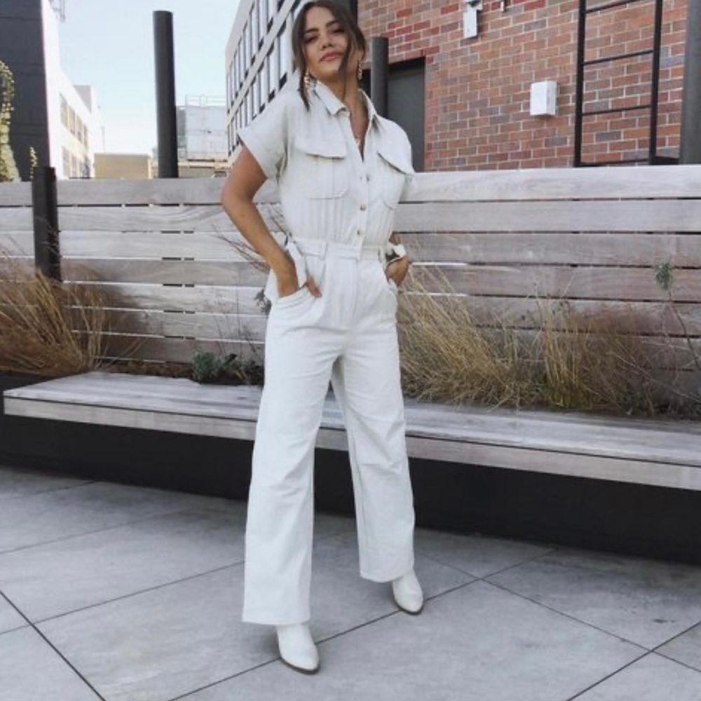 Short Sleeve Utility Jumpsuit